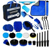 Tanness 30 Piece Car Cleaning Kit - Complete Interior & Exterior Detailing Kit Tanness Multicolor