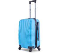 Tanness 35L Hardshell Cabin Suitcase - 55x22x38cm - Blue | Size: 55 x 22 x 38 cm Tanness Blue 55 x 22 x 38 cm