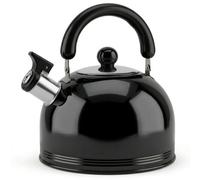 Tanness 3L Camping Kettle - Stainless Steel Whistling Spout For Outdoor & Stovetop Use - Black