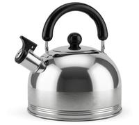 Tanness 3L Camping Kettle - Stainless Steel Whistling Spout For Outdoor & Stovetop Use - Silver