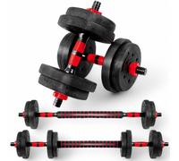 Tanness Adjustable Weights Dumbbells Set of 2 for Weight Lifting Training in Black | Size: 10kg Tanness Black 10kg