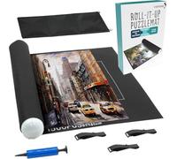 TANNESS Giant Jigsaw Board - Puzzle Roll Mat for 1500 Pieces with Storage Bag - Easy Roll-Up Puzzle Saver - Jigsaw Mat for Adults, Puzzle Board for Storage & Sorting