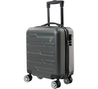 Tanness Grey Cabin Suitcase Lightweight Hardshell Carry On Luggage 45x36x20cm Spinner Wheels | Size: 45 x 36 x 20 cm Tanness Grey 45 x 36 x 20 cm