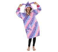 TANNESS Kids Oversized Hoodie, | Hoodie Blanket with 2 Large Pocket | Comfy Unicorn Rainbow Design Hooded Blanket | Winter Hooded Blanket, Unicorn Gifts for Girls