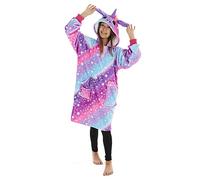 TANNESS Kids Oversized Hoodie, | Hoodie Blanket with 2 Large Pocket | Comfy Unicorn Rainbow Design Hooded Blanket | Winter Hooded Blanket, Unicorn Gifts for Girls