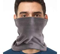 TANNESS Winter Thermal Snood | Fleece Mens Scarf Face Masks | Neck Warmer Snoods for Men | Neck Gaiter Beanie Hat Men's Accessories & Christmas Gifts | Winter Hat for Mens and Womens (Grey)