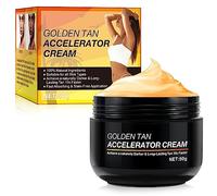 Tanning Accelerator Cream, 50g Long Lasting Sunbed Cream, Effective in Sun-Beds & Outdoor Sun Rapid Tanning Cream, Achieve a Natural Tan with Natural Ingredients