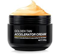 Tanning Accelerator Cream, Long-Lasting Rapid Tanning Cream, Effective in Sun-Beds & Outdoor Sun, Achieve a Natural Tan with Natural Ingredients 100g