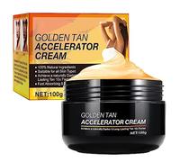 Tanning Accelerator Cream,Long Lasting Sunbed Cream,Instensive Brown Tanning Gel,Effective in Sunbeds & Outdoor Sun, Achieve a Natural Tan with Natural Ingredients,100g