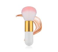 Tanning Brush for Self Tan, Large Vegan Kabuki Brush Soft Self Tanner Face Applicator Professional Body Makeup Tool for Flawless Tan Application (White Gold 1)