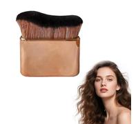 Tanning Brush,Self Tan Brush,Soft Brush Portable Self Tanning Brush Self Tanner Face Brush Self Tan Applicator Makeup Brushes For Body & Leg Makeup,Rose Gold