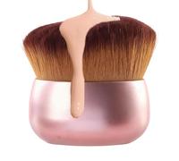 Tanning Brush - Wide-Head Extra-Large Soft Dense Bristles Tanning Applicator, Body Coverage Foundation Brush for Neck Arms Legs, ABS Fibre-Wool Construction in Black or Rose Gold | Concealer & Contour