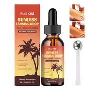 Tanning Drops, 60ml Self Sunless Tan Drops for Face and Body, Promotes Natural Skin Tone, Nourishing And Moisturizing with Massage Stick