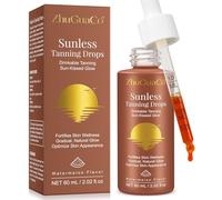 Tanning Drops Drink 60ml, Drinkable Tanning Drops - Self-Tanning Tan Enhancer Drops, Boosting Your Natural Skin Tone for a Sun-Kissed Glow, Nourishing, Streak-Free Tan for Face & Body (1)