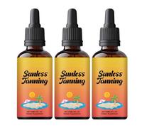 Tanning Drops, Sunless Tanning Serum, Sunless Tan Facial Serum, Face and Body Tan Drop, Self Tanner for Enhancing Your Natural Skin Tone (3PCS)