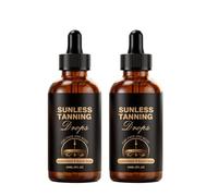 Tanning Face And Body Serum, Natural Glow with Fast Absorb, Hydrating Streak-Free Dry Sun-Kissed Tanning Liquid, for Travel Vacation Home ，2