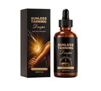 Tanning Face And Body Serum, Natural Glow with Fast Absorb, Hydrating Streak-Free Dry Sun-Kissed Tanning Liquid, for Travel Vacation Home ，1