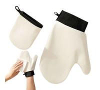 Tanning Glove - Self Tanning Mitts Lotion Applicator Kit - Reusable Body Brush for Lotion Mousse Oils Travel Beach Gym Spa Home Evening Makeup Bridal Tan Lovers