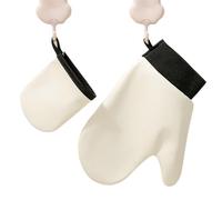 Tanning Gloves, Soft Self Tan Brush Back Applicator | Reusable Body Brush for Lotion Mousse Oil Travel Beach Gym Spa Home Night Makeup Bridal Tanning Lovers