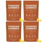 Tanning Gummies for Women,Skin Tanning Gummies,Beta-C-arotene and L-Ycopene Blend,Sublime skin's natural glow,Quickly get a sunless tan.