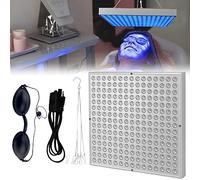 Tanning Lamp, 15W 460nm Full Blue Self Skin Tanning Light with 225pcs LEDs, Portable Solarium for Home Use, Hanging Sunlamp Self Tanner Lamp Device with Hook and Goggles for Face and Body