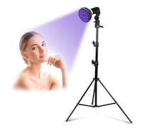 Tanning Lamp 54 W Sun Lamp for Face and Body with 18pcs LEDs and Eye Mask & Tripod Home Sunbathing Self Tanning Device Tanning Daylight for Home Solarium (A)