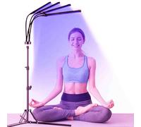 Tanning Lamp for Face and Body, Dual Mode, 5 Brightness Levels, Full Body & Face Solarium Light with Adjustable Tripod, for All Skin Tones