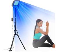 Tanning Lamp for Face and Body, Sun Lamp with 360° Adjustable Stand - 5 Energy Levels & 2 Light Modes, Timer (5-30 Mins) Even Illumination for Natural Wheat & Antique Bronze Skin