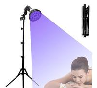 Tanning Lamp Solarium for Home, 54W Face Tanning Lamp with Tripod and Sunglasses, 390nm-395nm Wavelength Range and Large Area Lighting, Adjustable Tripod Height & Quick Setup, for Face and Body