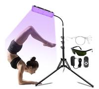 Tanning Lamp Sun Lamp for Face and Body LEDs and Eye Mask & Tripod Home Sunbathing Self Tanning Device Tanning Daylight for Home Solarium (J)