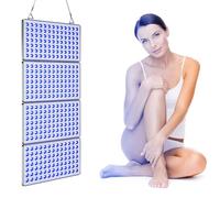 Tanning Light Solarium, 48 W Face Tanning Lamp, Foldable Sunbed Tanning Lamp, Face Tanning Daylight with 364 LEDs for Face and Body, for Home