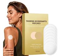 Tanning Microdarts Patches, Sun-Free Biological Glow Self-Tanning Patch for Precise Face & Body Touch-Ups, Target Spot Care, Streak-Free, Gentle for All Skin Types, 7 Patches