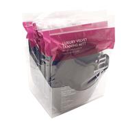 Tanning Mitt Velvet One Size Black Double-Sided Water-Resistant Luxury Protect