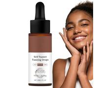 Tanning Shimmer Drops, Skin Intensive Tanning Accelerator Liquid, Nourishing Long Lasting Instant Tan Enhancer for Sunbeds Beach Camping
