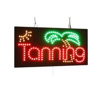 Tanning Sign, TOPKING Signage, LED Neon Open, Store, Window, Shop, Business, Display, Grand Opening Gift