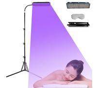 Tanning Solarium Lamp for Home, 45W Face Tanning Lamp with 90 LEDs, 5 Modes 360° Rotatable, 45 W Self Skin Tanning with Adjustable Stand & Timer, Light Sun Lamp for Face Body,All Skin Tones (45W)