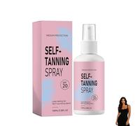 Tanning Spray Lotion, Fast Absorbing Self Tanner, Non Greasy Bronzing Spray, Tanning Accelerator Lotion, for Beach Pool Sea Indoor Outdoor Outside Day Summer All Skin Types (1PC)