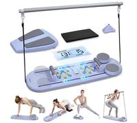 Tanniws NEW pilates reformer machine for home Foldable 4 in 1 abdominal board automatic rebound ab roller wheel pilates equipment full body workout equipment reformer pilates machine