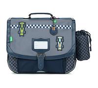 Tann's Briefcase ROMAIN CARTABLE 38CM POCHE GOURDE in Grey One size