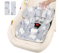 TANOFAR Infant Car Seat Protector for Potty Training, Waterproof Car Seat Liner with Anti-Slip Backing for Potty Training Toilet, Baby Infant Toddler Piddle Pad Fits for Carseat (Grey Elephant)