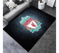 TANOHA Living Room Rug 3D Liverpool Printed Floor Mat Bathroom Foot Mat Area Rug Teenage Bedroom Decorative Game Room Mat.,80 * 120cm