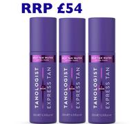 Tanologist Clear Self Tan Water Spray 1 Hour Express Tan Extra Dark 200ml-3Pack