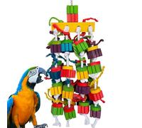 TANOMA Large Bird Parrot Chewing Toys for Macaws, African Grey, Amazon Parrots, cokatoos (20 inch)