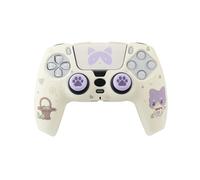 TANOOKI Maneki Combo Pack, Skin Controller PS5, Hard Shell + Grips + Touchpad Sticker for DualSense, Cat Cute, Playstation 5 Accessories Kit
