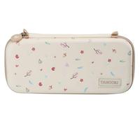 TANOOKI Switch 2 Carrying Bag, Adorable Design, Cute Case for Switch 2, Compatible with Switch/OLED/Lite, Interior Space for Games, Dirty white, Cozy