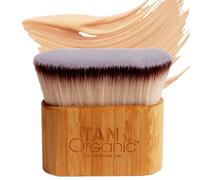 TanOrganic Bamboo Kabuki Body Brush | Super Soft Vegan Bristles | Sustainable Bamboo Handle | Even Application for Maximum Flawless Coverage | Cruelty-Free & Premium Quality