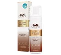 TanOrganic Self Tanning Mousse 120ml, Organic Vegan Streak-Free Fake Tan
