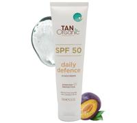 TanOrganic Sunscreen SPF 50 Daily Defence 100g | Everyday Sun Cream for Face & Body | Lightweight, Non-Greasy Mineral Sunscreen with No White Cast | Hydrating UVA/UVB Protection | Vegan & Cruelty-Free