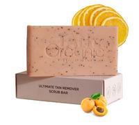 TanOrganic Ultimate Tan Removal Scrub Bar 125g | 60 Second Fake Tan Remover for Smooth, Velvety Skin | Hydrating Formula with Organic Oils