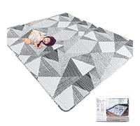 TANOSHII® Baby Play Mat for 71"x59" Playpen, Machine Washable Kids Mat, Cotton,Foldable Crawling Mat for Floor,One-Piece Crawling Mat Non Slip Baby Mat for Floor,Portable Travel (Stripe)